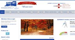 Desktop Screenshot of ahrmny.com